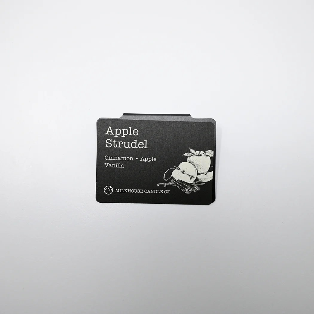 Apple Strudel Candle Bar Scent Label Sign