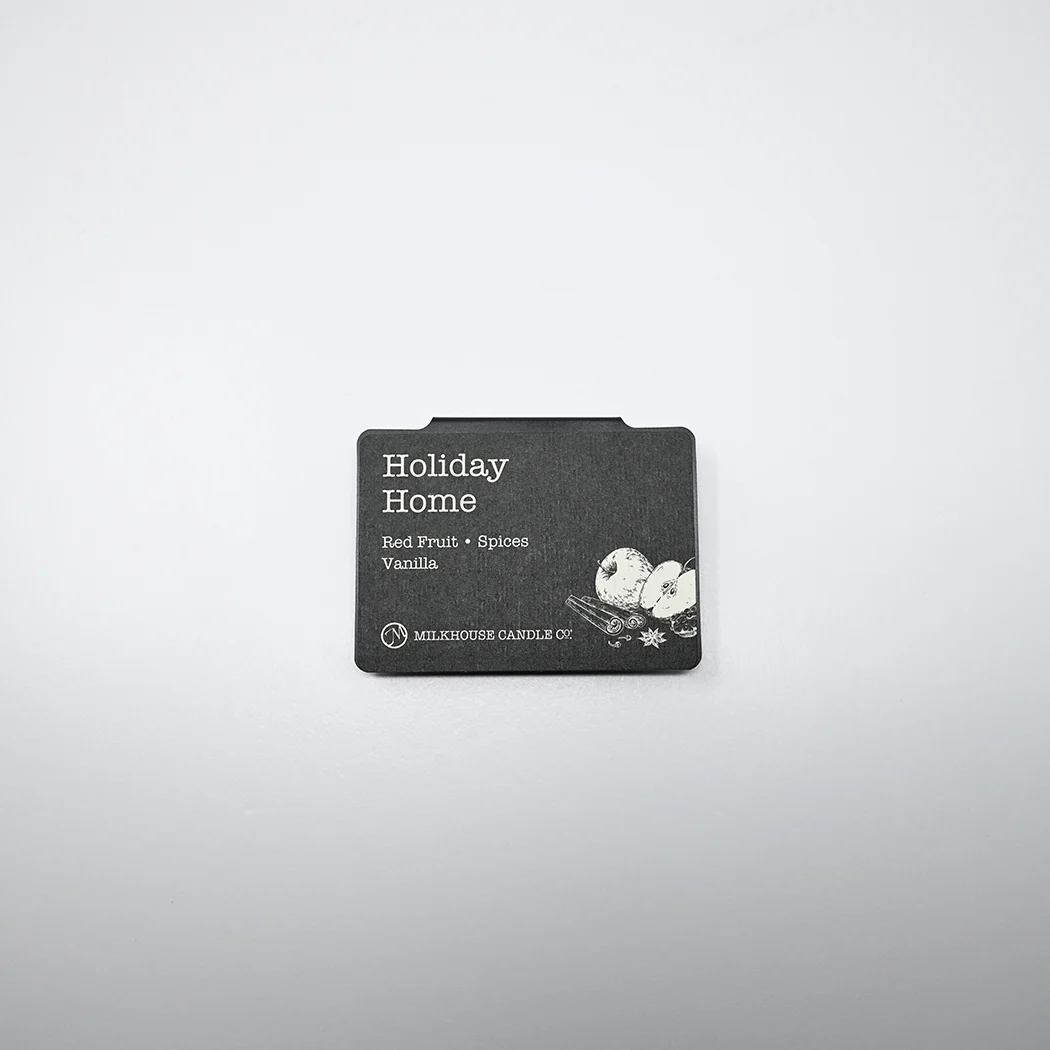 Holiday Home Candle Bar Scent Label Sign