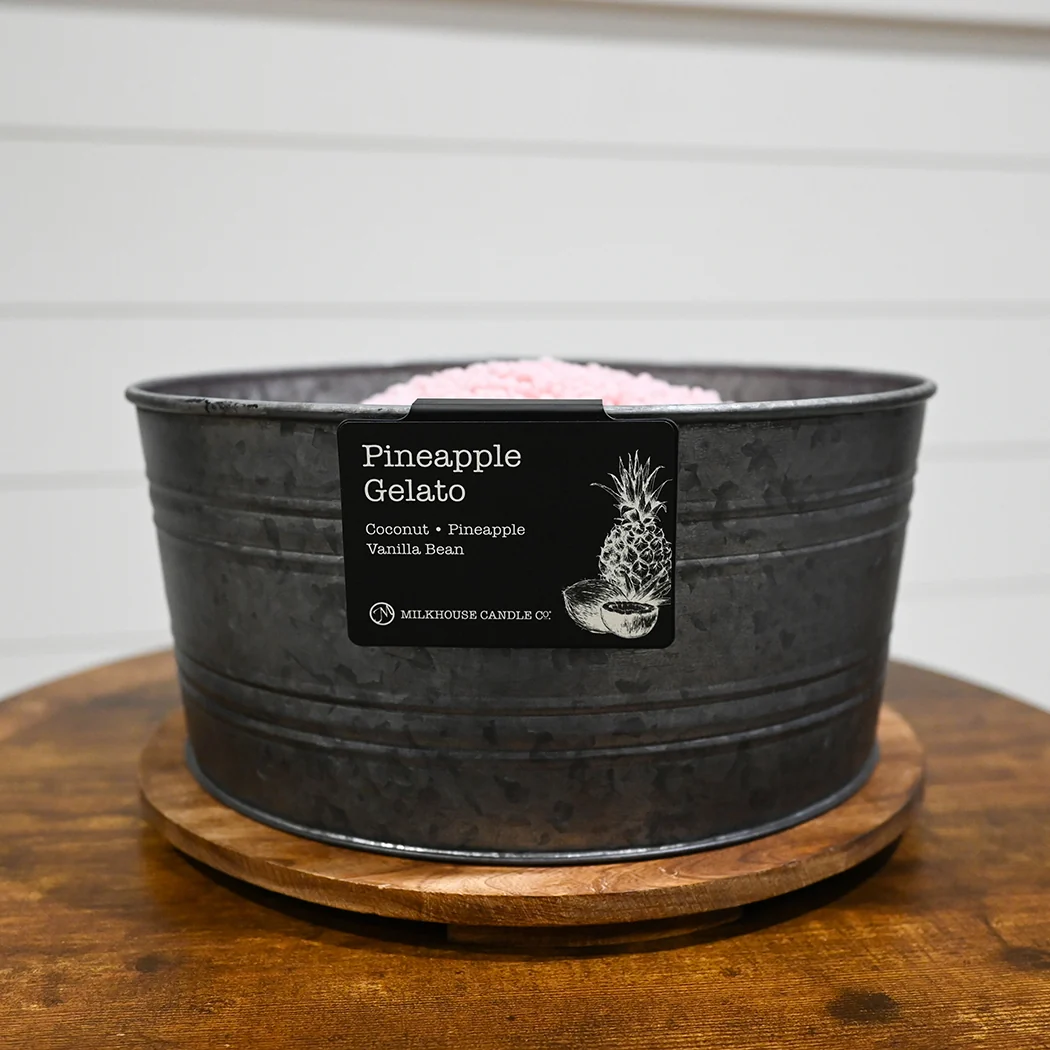 Pineapple Gelato Candle Bar Scent Label Sign - Image 2