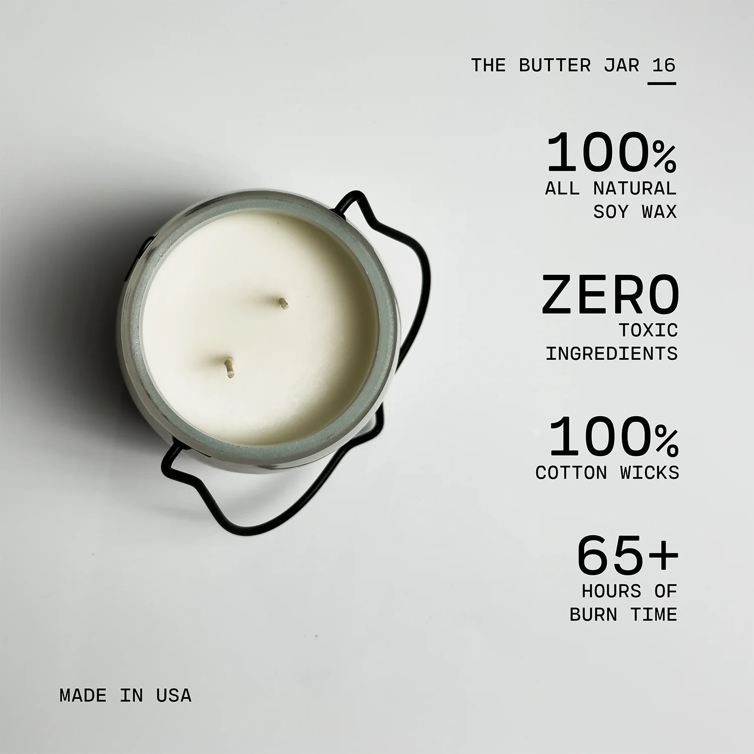 Apple Strudel Candle | 16 oz Butter Jar - Image 3