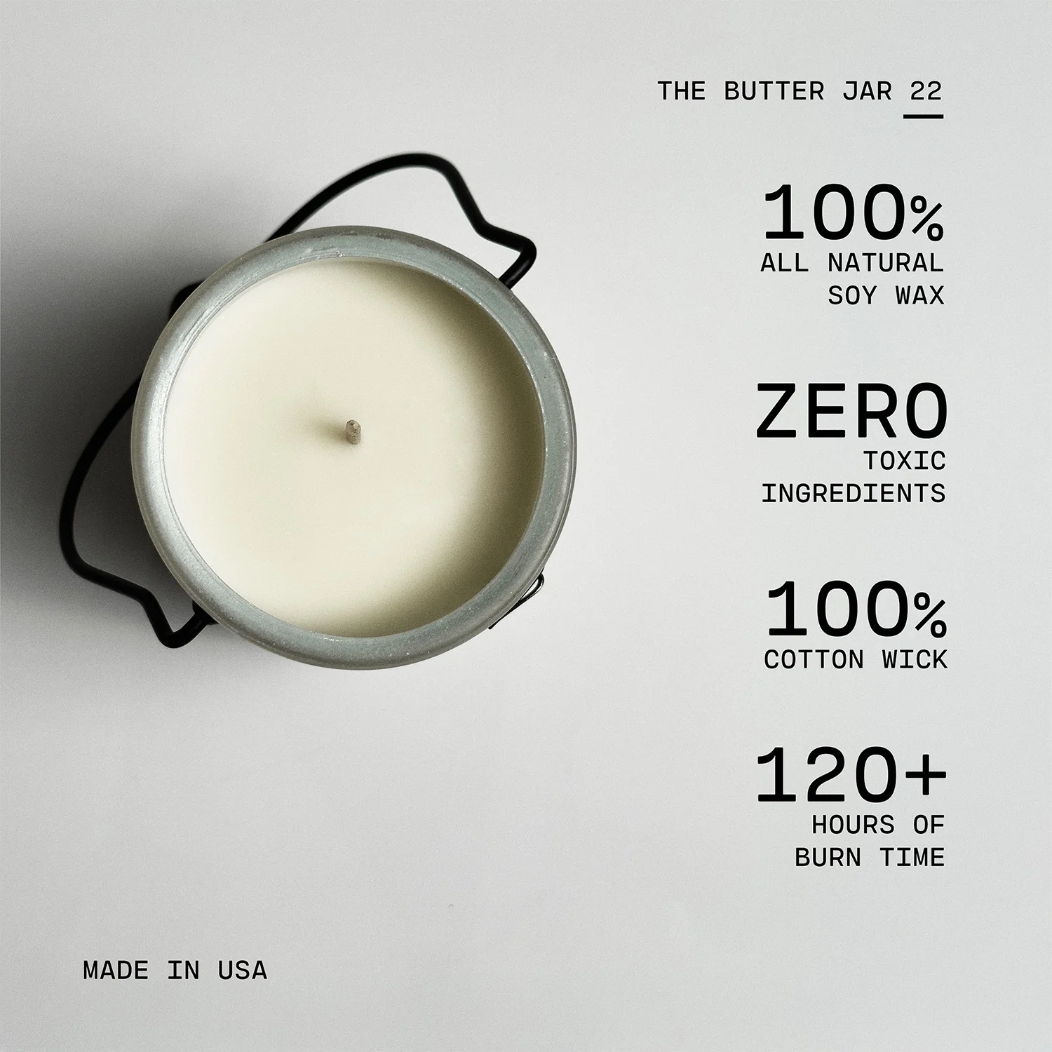 Apple Strudel Candle | 22 oz Butter Jar - Image 3