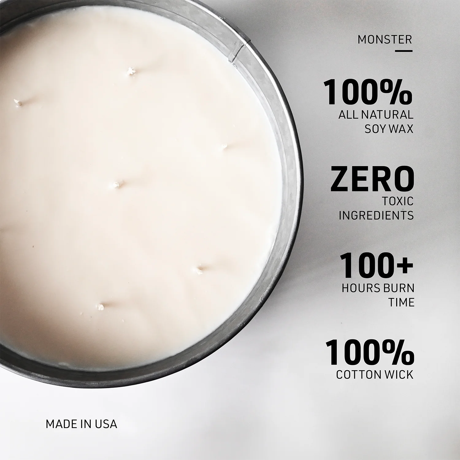 Eucalyptus Lavender Candle | 9 lb Monster - Image 4