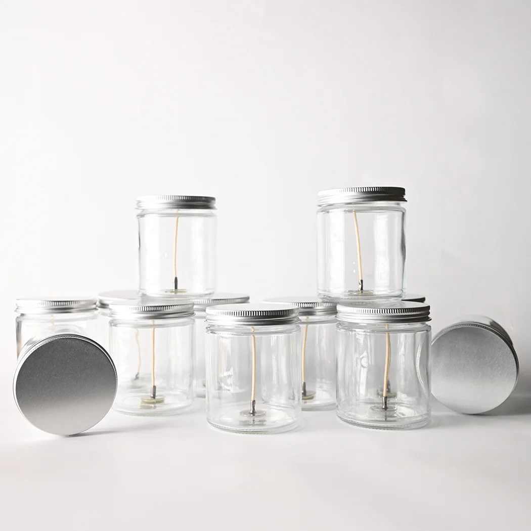 Candle Bar - 5.5 oz Glass Wicked Jar with Lid - Image 2